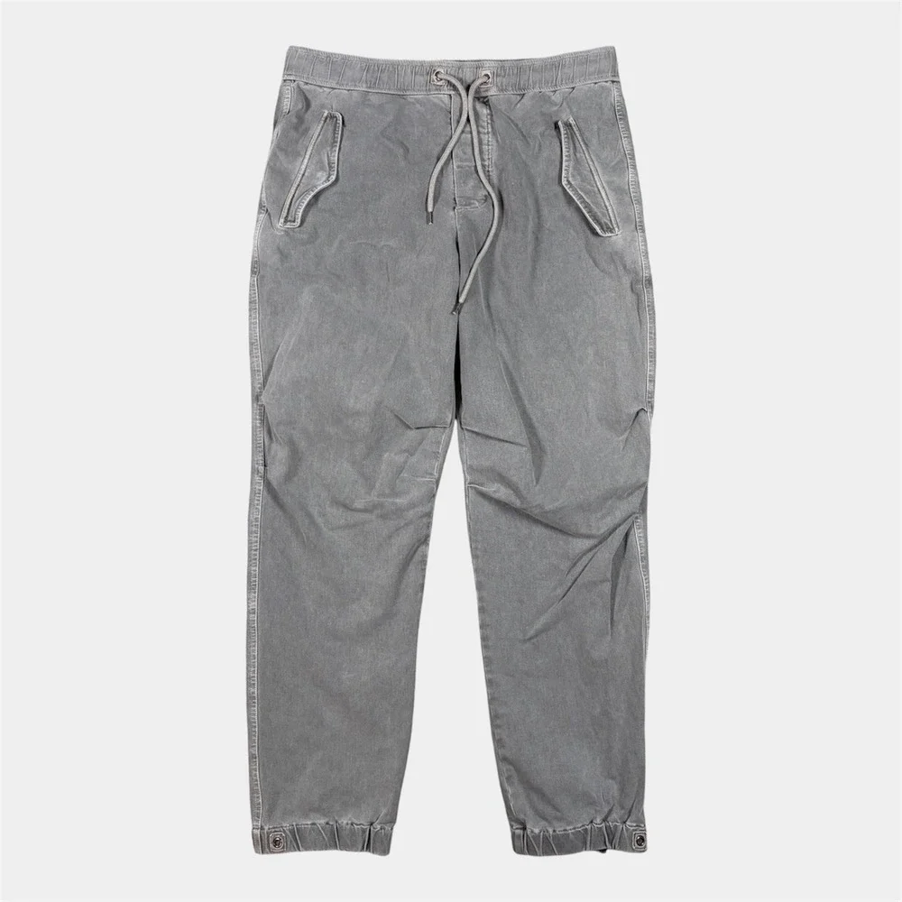 James Perse Parachute Flight Pants Mens 2 Med Gray Joggers EUC